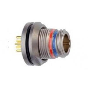 HEN.0M.304.ILNP, Стандартный цилиндрический соединитель 4P F PCB NiCorAl BL BACK PNL MNT RCPT