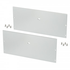 Заглушка ARH-POWER-W180 с отверстием 027923, Заглушка ARH-POWER-W180 с отверстием. Материал - алюминий.  В комплекте 2 заглушки и 8 шурупов. Цена за комплект.