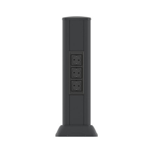 Алюминиевая колонна, 0.5м, цвет чёрный 19553