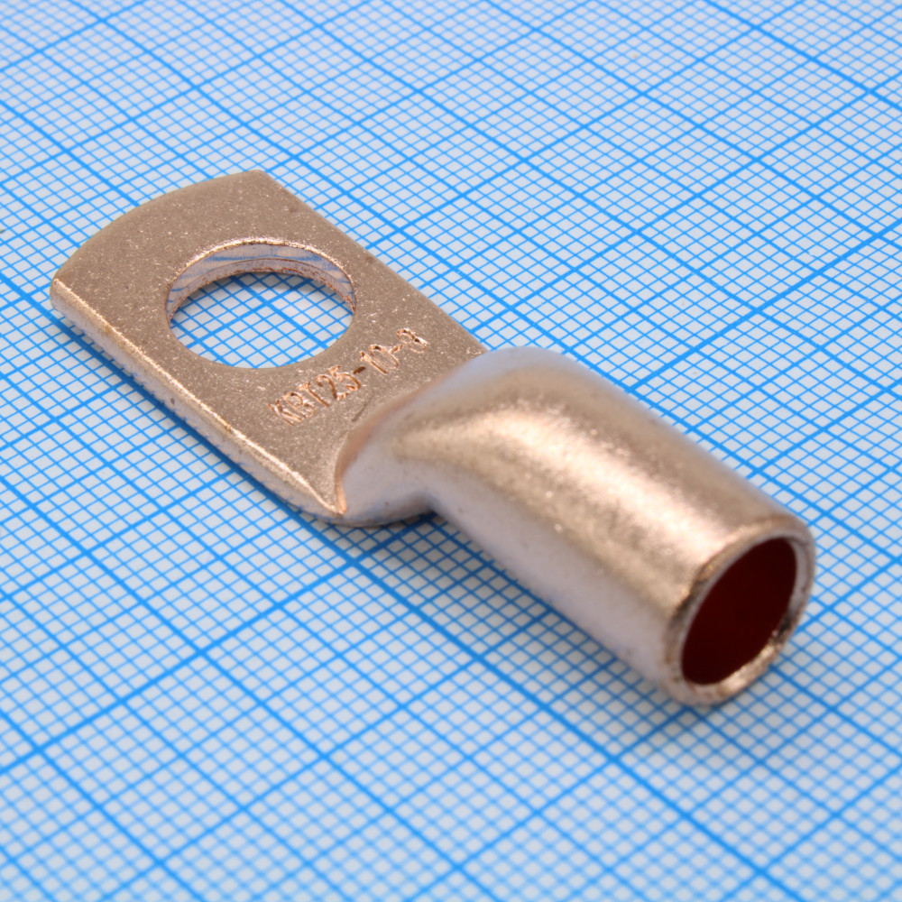 Изображение товара Наконечник кабельный медный М10 для опрессовки проводов до 25 мм2