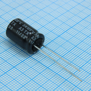 KSN475M160S1G5H15K, Алюминиевый электролитический конденсатор неполярный 160В 4.7мкФ ±20% 10х15мм 105°C