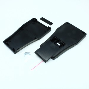 G808B(BC), Пластиковый корпус черного цвета из прочного  пластика с отсеком для батарей