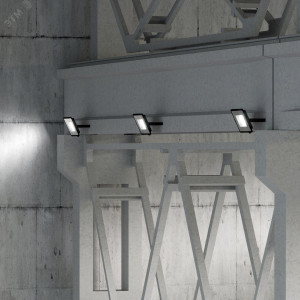 Прожектор LED Qplus 100W IP65 6500К черный 1/12 613511100