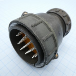 СШР48П20ЭГ2 вилка, Соединитель  цилиндрический низкочастотный негерметичный 20 контактов