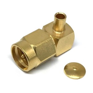 R125153000, РЧ соединители / Коаксиальные соединители SMA R/A PLUG SOLER CBL .085