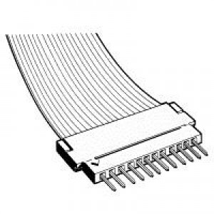 66226-014LF, Соединители FFC и FPC CLINCHER PIN 14 POS