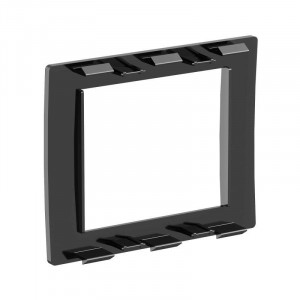 Рамка 2мод. универс. под Brava/VIVA/45х45 черн. F00011B