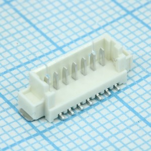 533980771, Разъем типа провод-плата, вертикальный, 1.25 мм, 7 контакт(-ов), Штыревой Разъем
