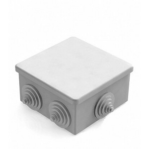 Коробка распаячная для наружного монтажа, 6 гермовводов, 85х85х40мм, IP44 8820013