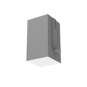 Светодиодный светильник DL-Grill для потолка Грильято 100х100 мм встраиваемый 9 Вт 4000 К 86х86х65 мм IP40 RAL7045 серый муар V1-R0-70808-10000-4000940