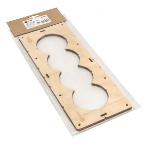 Шаблон для подрозетников c 4 отв. диам. 82 мм EKF Expert sh-d82-4