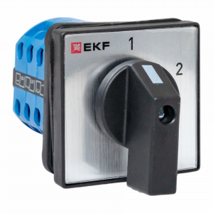 Переключатель кулачковый ПК-1-53 32А 3P -1-2- IP65 EKF pk-1-53-32-65