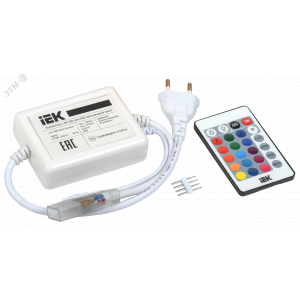 Контроллер с ПДУ ИК RGB 3 канала 220В 1А 500Вт LSC1-RGB-500-IR-20-220-B