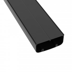 Кабель-канал 110х50 пластик с фрон. крыш. черн. 01050A