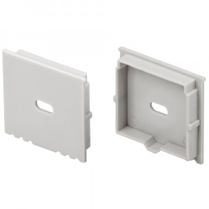 Заглушка ARH-POWER-W35 с отверстием 016128, Заглушка ARH-POWER-W35 с отверстием. Материал - PVC серый.