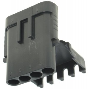 12010974, Автомобильные разъемы 4P MALE BLACK 20 AMP WEATHER PACK SHROUD