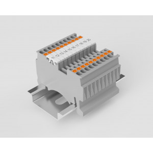 Маркировка (полоска) ZB3.5-10P-19-02Z(H), Кассета с маркировочными шильдиками, для клемм сечением 1,5 мм.кв., верхняя, 10 шильдиков, нанесенные символы: 11...20, с вертикальным расположением, размер шильдика: 2,95 x 10,7 мм, цвет: белый