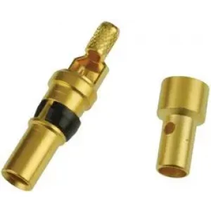 09030006260, Соединитель коаксиальный, прямой, рабочий ток: ≤1.4 A,  50 Ω, вилка