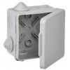 Коробка расп. КМ 80х80х50мм о/к IP54 4 вв. (7035) UKO31-080-080-050-K03-54G
