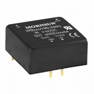 URB2403YMD-6WR3, Преобразователь DC/DC 6 Вт, вход 24(9-36) VDC, выход 3,3 VDC, 1,5 A, DIP на плату