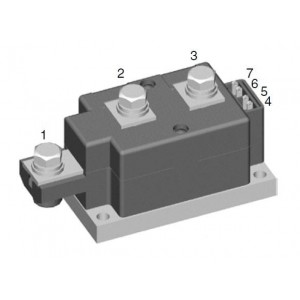 MCC312-18IO1, Дискретные полупроводниковые модули 312 Amps 1800V