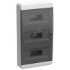 Корпус пластиковый ЩРН-П-36 IP41 черн. прозр. дверь TEKFOR TF5-KP12-N-36-41-K01-K03