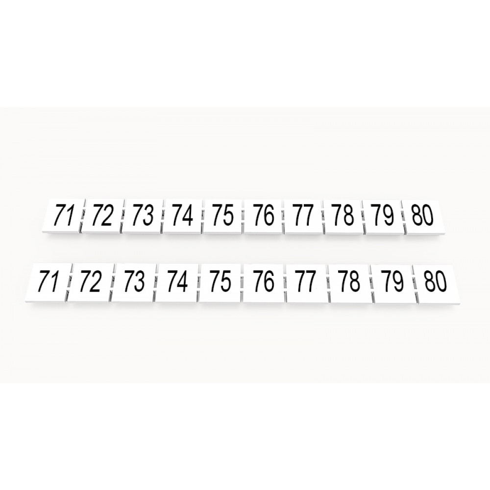 Изображение товара Маркировка (в кассетах) ZB10-10P-19-34Z(H)