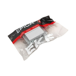 Механизм выключателя, двухклавишный, перекр-стный, алюминий Эпика EKF UP1-SWA-22