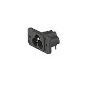 6160.0002, Модули подачи электропитания переменного тока 2562 C6 Inlet w/ Solid Pins
