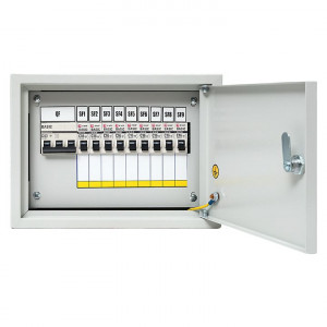 Щит осветительный ОЩВ с автоматическими выключателями 3P 1x63A 1P 9x16A oshv-63-9