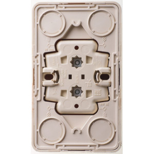 Розетка 2-м ОП Этюд Дача 16А IP20 250В без заземл. без защ. шторок сосна SE PA16-005D