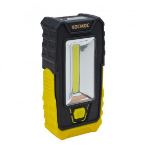 Фонарь 5Вт СОВ 3LED клипса для крепл. магнит поворотная подставка 3хААА KocAu6006COB