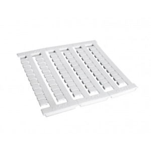 Маркировка (полоска) KB 5/6, Кассета с маркировочными шильдиками, для клемм сечением 2,5 мм.кв., нанесенные символы: чистая, цвет: белый