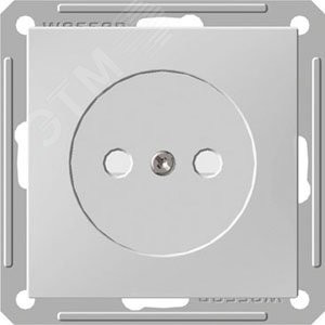 Розетка 1-м СП W59 16А IP20 без заземл. защ. шторки механизм бел. SE RS16-151-1-86