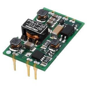 PYBJ3-D5-S24-OD, Преобразователи постоянного тока в постоянный с изоляцией dc-dc isolated, 3 W, 4.5 9 Vdc input, 24 Vdc, 0.125 A, single regulated output, DIP, w/o case