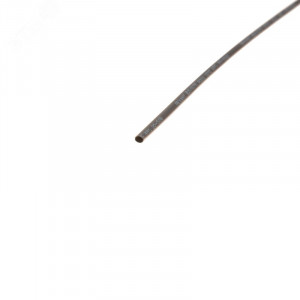 Трубка термоусадочная ТУТ нг 1,5/0,75 черная, термоусаживаемая трубка в метровой нарезке, не поддерживает горение