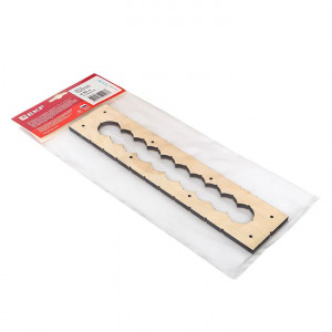 Шаблон для групповых отверстий c 10 отв. диам. 32 мм EKF Expert sh-d32-10