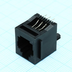 KLS12-154-6P6C-W-S-1-01, Разъем на плату 6P6C, тип 3