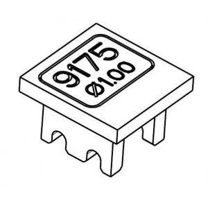 609175003010100, Проводные клеммы и зажимы 3P WHITE 26AWG THRU WIRE ACCESS CAP