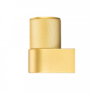 Светильник SP-SPICY-WALL-S115x72-6W Day4000 (GD, 40 deg) 033581, Настенный светильник со свечением в верхнюю или нижнюю полусферу. Мощность 6 Вт, св. поток 400 лм, 60 лм/Вт, дневной 4000 K, CRI>90, угол 40°, напряжение питания 230 В. Золотистый фигурный корпус из алюминия, степень защиты IP20. Размер: длина 110 мм, шир