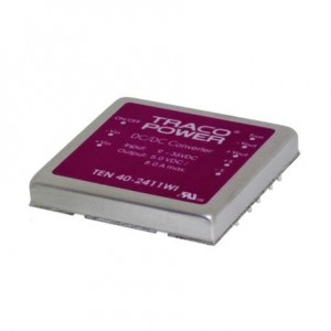 TEN 40-4810WI, Преобразователи постоянного тока в постоянный с изоляцией Product Type: DC/DC;Package Style: 2"x2";Output Power (W): 40;Input Voltage: 18-75 VDC;Output 1 (Vdc): 3.3;Output 2 (Vdc): N/A;Output 3 (Vdc): N/A