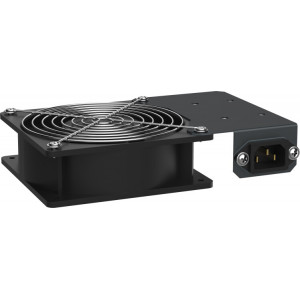 Вент. панель 1 модуль С14 для шкафа 10" LINEA WS черная FM05-11ME