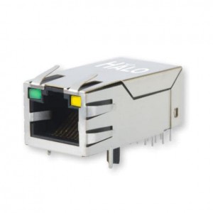 HFJT1-10G06C3-L11RL, Модульные соединители / соединители Ethernet FastJack 10G TABUP RJ45 W/ MAG G/G LED