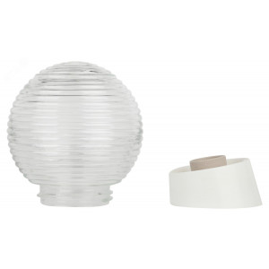 Светильник НБП 01-60-004 с наклонным основанием Гранат стекло IP20 E27 max 60Вт D150 шар Б0052009