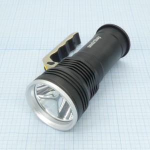 Фонарь-прожектор аккум.Smartbuy SBF-30-H, (акк.2х18650 1.2ач) св/д GREE 10Вт (300м), анодированный алюминий, авто з/у, IP54