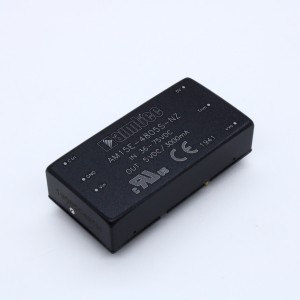 AM15E-4805S-NZ, DC/DC, 15Вт, вход 36…75В, выход 5В/3А, изоляция 1500В DC, КПД 88%, максимальная емкостная нагрузка не более 3300мкФ, вход On/Off, 2x1", 50.8x25.4x11.8мм, -40…85°C, металл