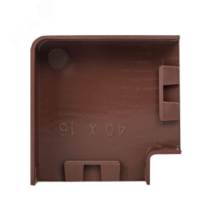 Поворот 90 гр. (40х16) (4 шт) темное дерево EKF-Plast