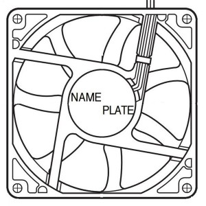 4715KL-05W-B19-E50, Вентиляторы постоянного тока DC Axial Fan, 119x38mm, 24VDC, 83.6CFM, Flange, Tachometer, 3-Wire