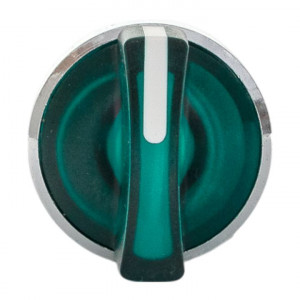 Исполнительный механизм переключателя ХB4 зеленый на 2 положения возвратный без фиксации, с подсветкой с короткой ручк IP65 EKF XB4BD2L-G-65