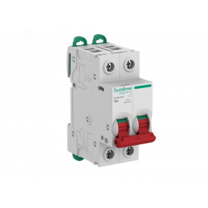 Выключатель нагрузки (ВН) 2P 16A 400В Systeme9 S9S40216